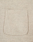 EP YAYING Light Heather Gray Stand-Collar Double-Face Short Coat