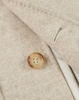 EP YAYING Light Heather Gray Stand-Collar Double-Face Short Coat