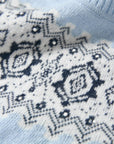 EP YAYING Wool-Cashmere Short-Sleeve Pullover Sweater