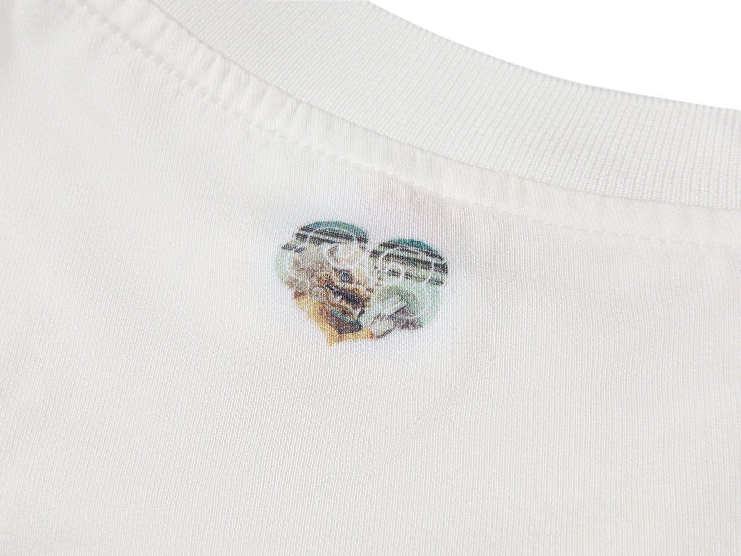 YAYING Silk Floral Print T-shirt