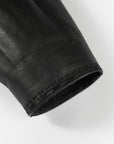 EP YAYING Embroidered Leather Jacket