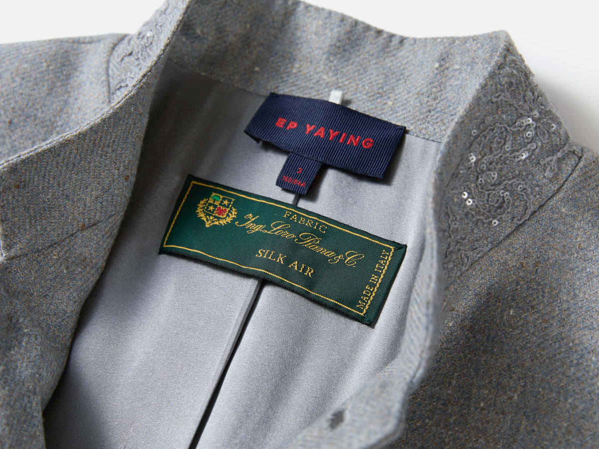 EP YAYING Blue Label Chinese-Inspired Work Jacket