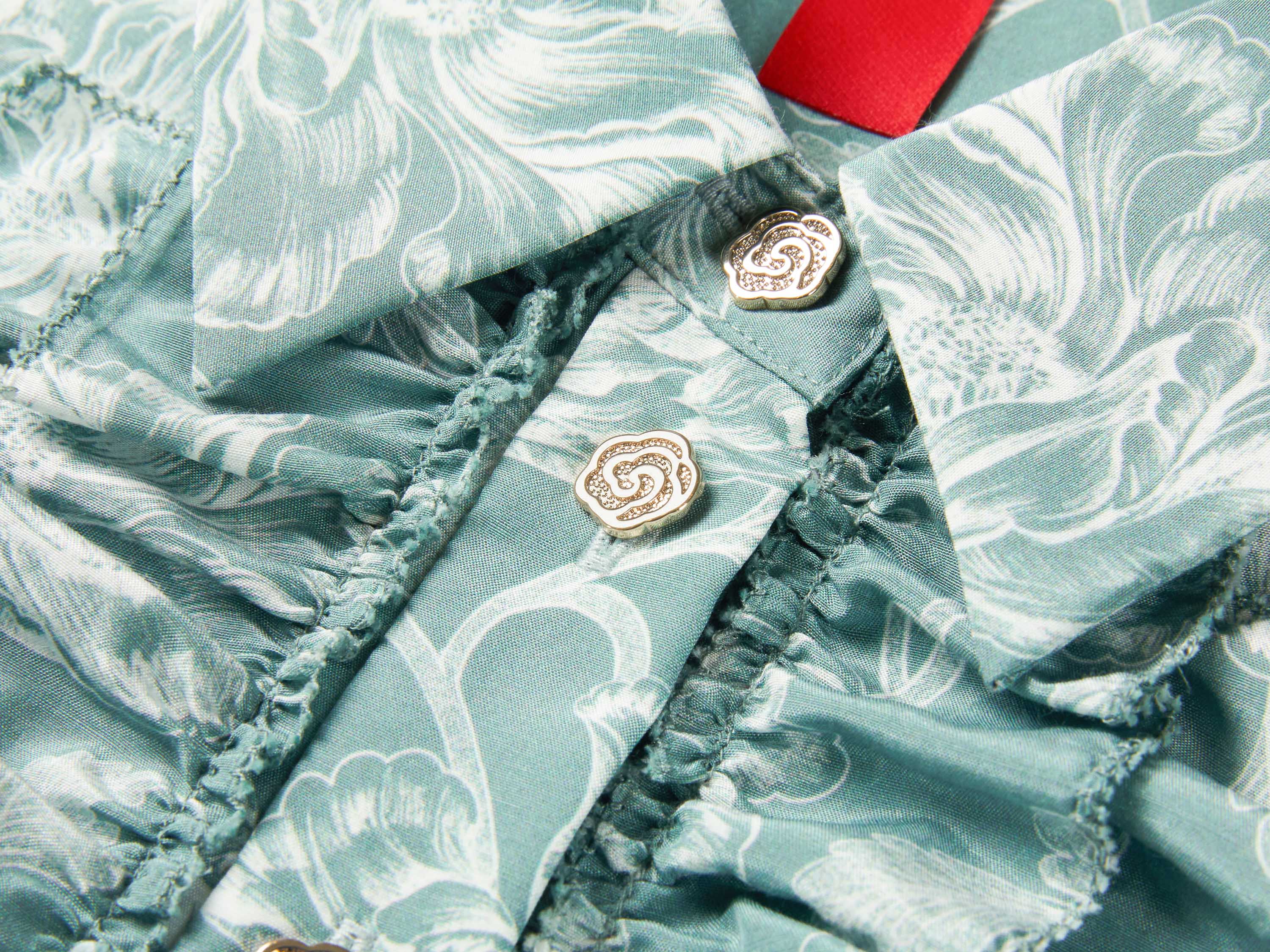 YAYING Green Printed Sleeveless Top