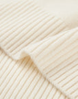 EP YAYING 100% Cashmere Shawl-Collar Cardigan Two-Piece Set