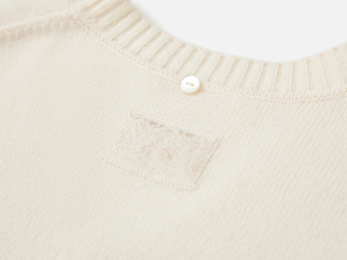 EP YAYING 100% Cashmere Shawl-Collar Cardigan Two-Piece Set