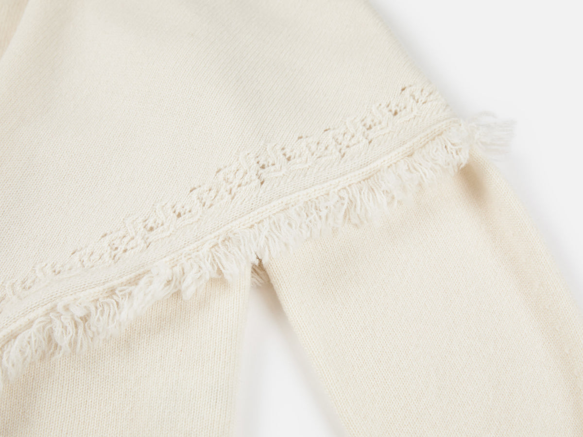 EP YAYING 100% Cashmere Shawl-Collar Cardigan Two-Piece Set
