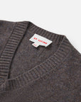 EP YAYING 100% Cashmere Shawl-Collar Cardigan Two-Piece Set
