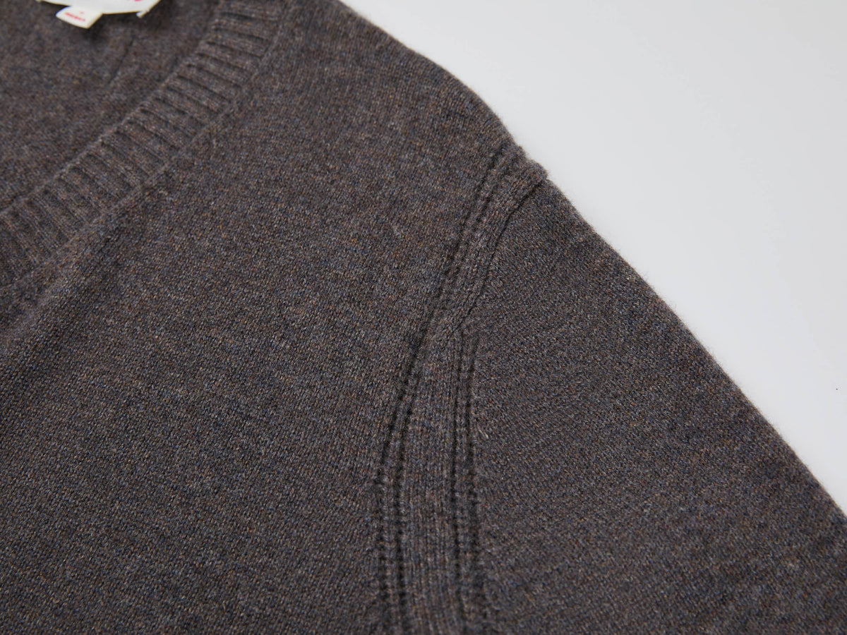 EP YAYING 100% Cashmere Shawl-Collar Cardigan Two-Piece Set