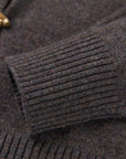 EP YAYING 100% Cashmere Shawl-Collar Cardigan Two-Piece Set
