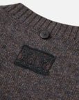 EP YAYING 100% Cashmere Shawl-Collar Cardigan Two-Piece Set