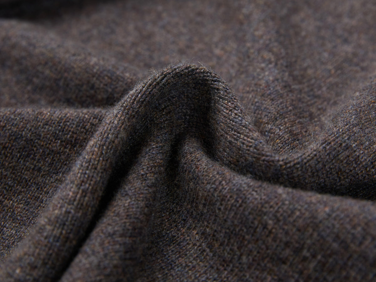 EP YAYING 100% Cashmere Shawl-Collar Cardigan Two-Piece Set