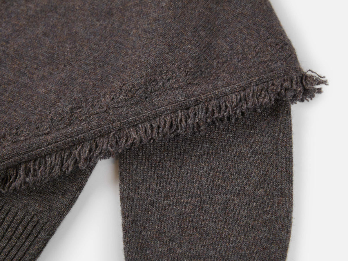 EP YAYING 100% Cashmere Shawl-Collar Cardigan Two-Piece Set