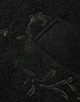 EP YAYING Blue Label Stand-Collar Tie Embroidered Wool Coat