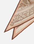 Silk Wool Blend Phoenix Peony Double-Sided Printed Scarf