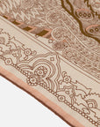 Silk Wool Blend Phoenix Peony Double-Sided Printed Scarf