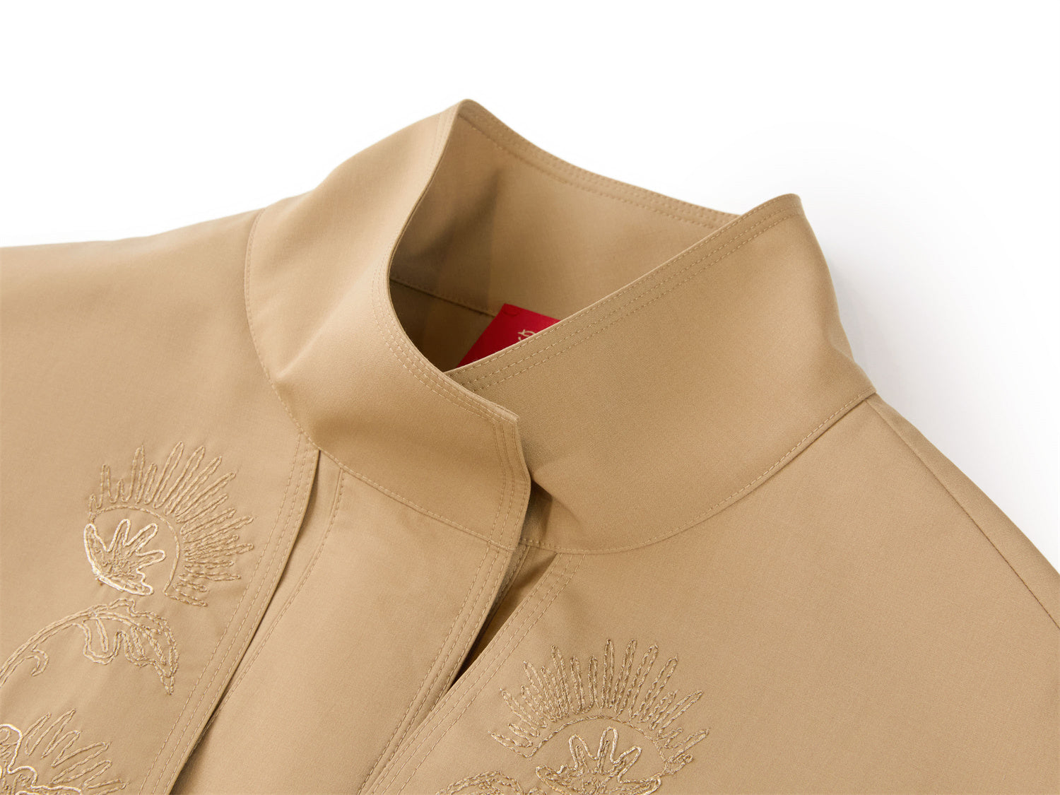YAYING Mulberry Silk and Wool Trench Coat EPKPW7201AE