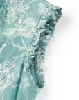 YAYING Green Pattern Sleeveless Dress