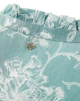 YAYING Green Pattern Sleeveless Dress