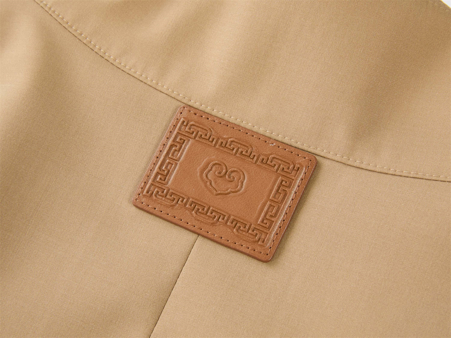 YAYING Mulberry Silk and Wool Trench Coat EPKPW7201AE