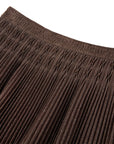YAYING Pleated Tulle Midi Skirt EPKAA3401AK