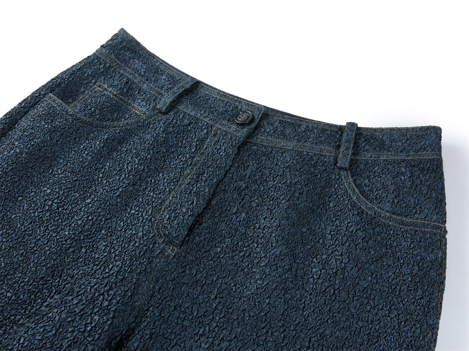 YAYING Textured Straight Pants EPKAA6415AZ