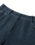 YAYING Textured Straight Pants EPKAA6415AZ