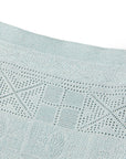YAYING Light Blue Lace Pencil Skirt