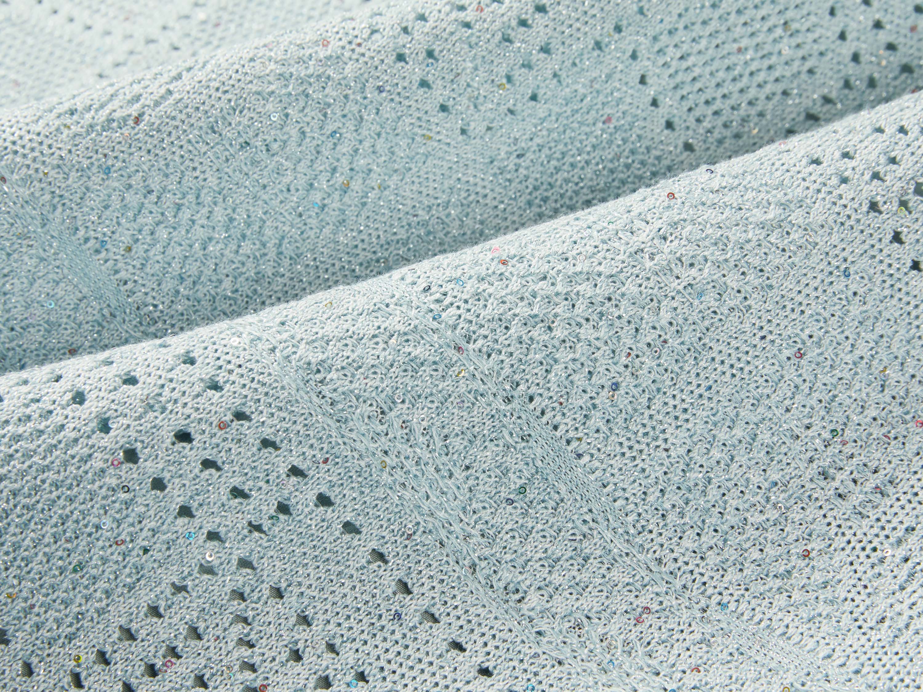YAYING Light Blue Lace Pencil Skirt