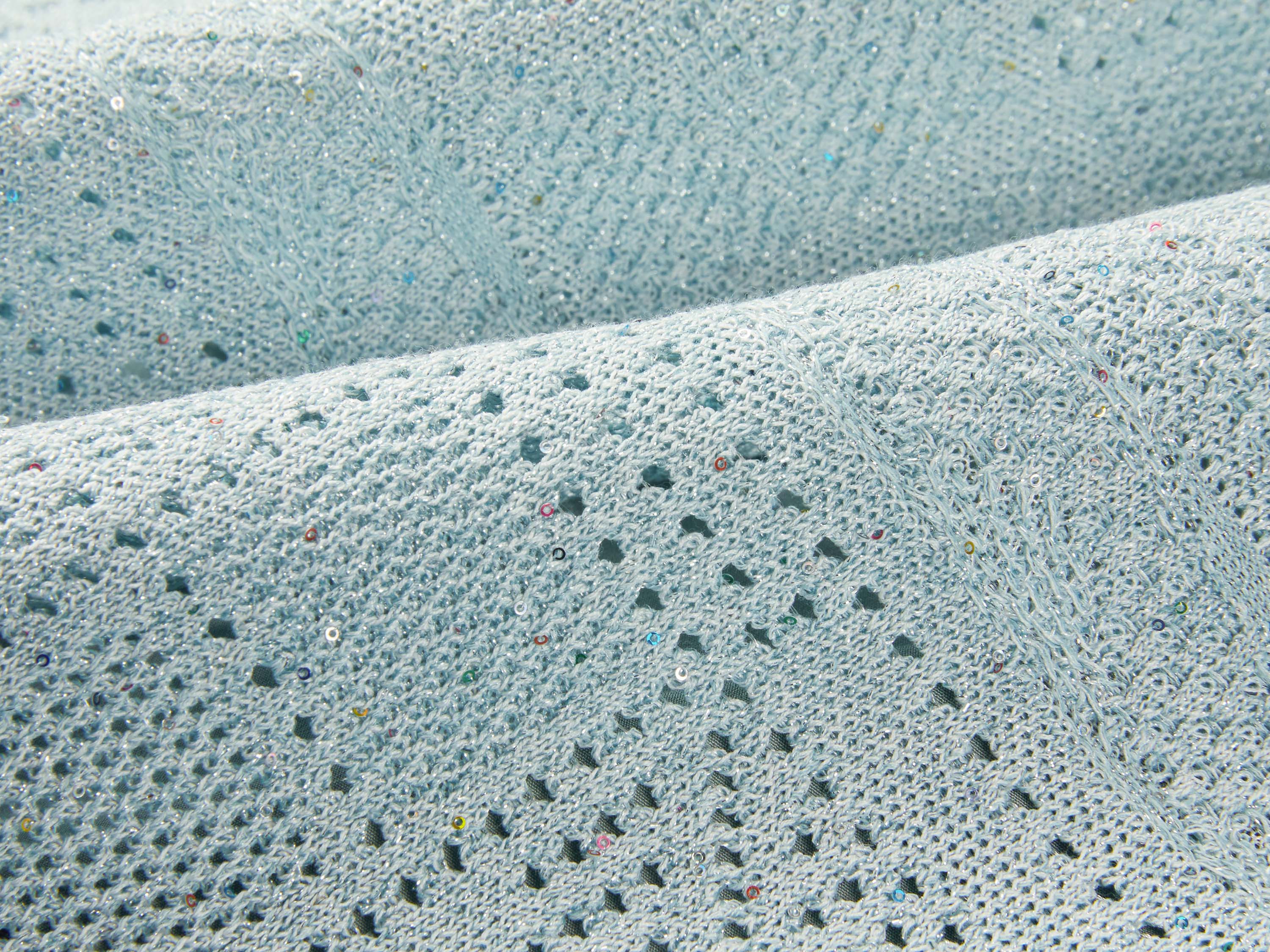 YAYING Light Blue Lace Pencil Skirt