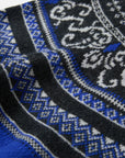 EP YAYING Cashmere Wool Jacquard Turtleneck Drawstring Cardigan
