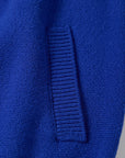 EP YAYING Cashmere Wool Jacquard Turtleneck Drawstring Cardigan