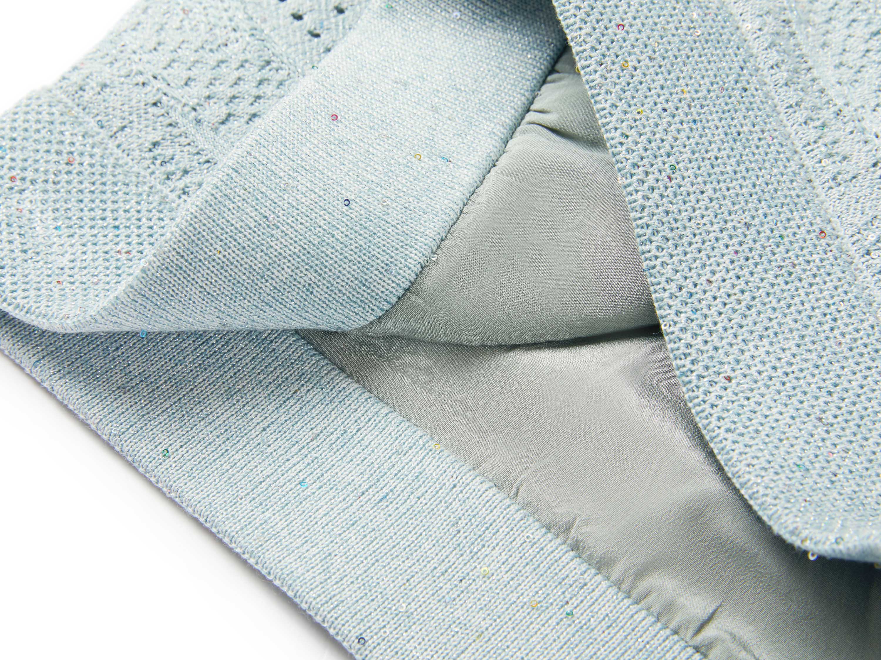 YAYING Light Blue Lace Pencil Skirt