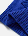 EP YAYING Cashmere Wool Jacquard Turtleneck Drawstring Cardigan