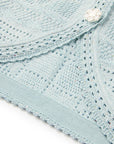 YAYING Light Blue Short Sleeve Knit Top