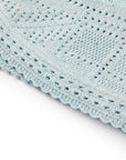 YAYING Light Blue Short Sleeve Knit Top