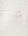 EP YAYING Blue Label Ivory Stand-Collar Toggle Wool Coat