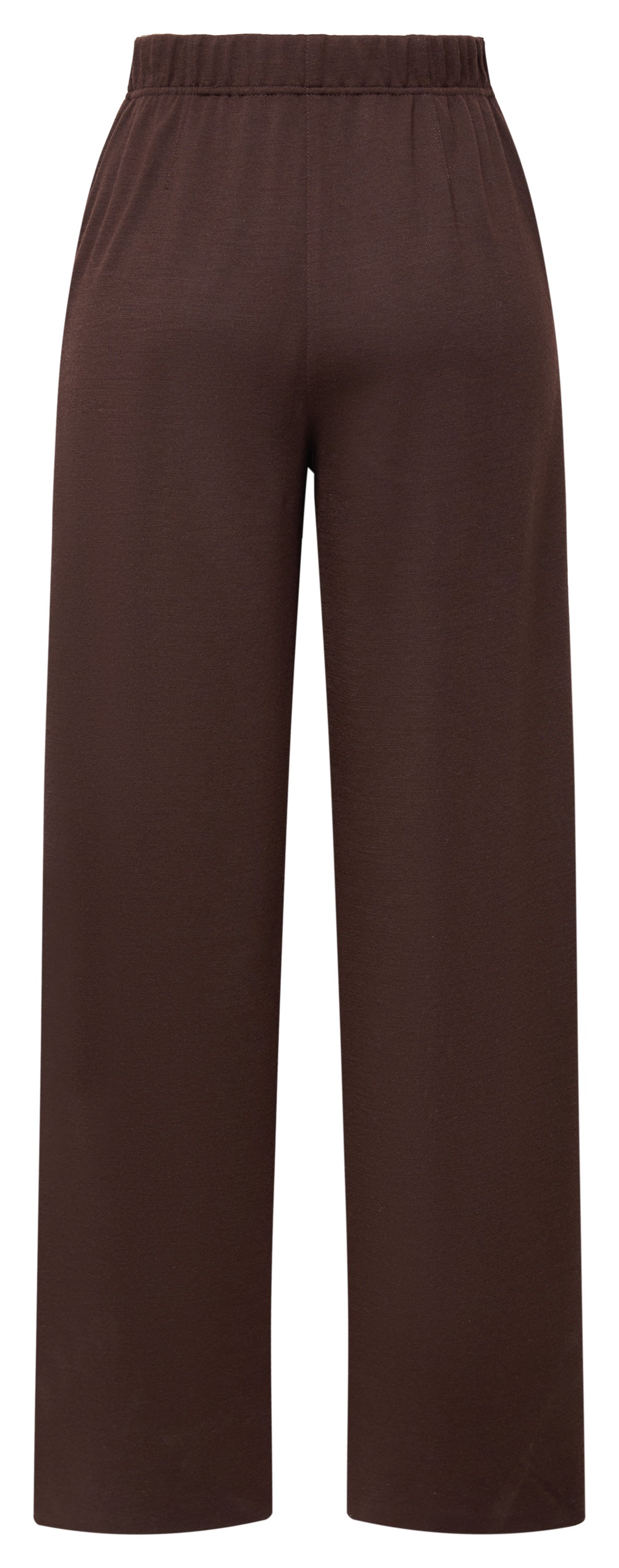 YAYING Golden Wool Straight-Leg Pants