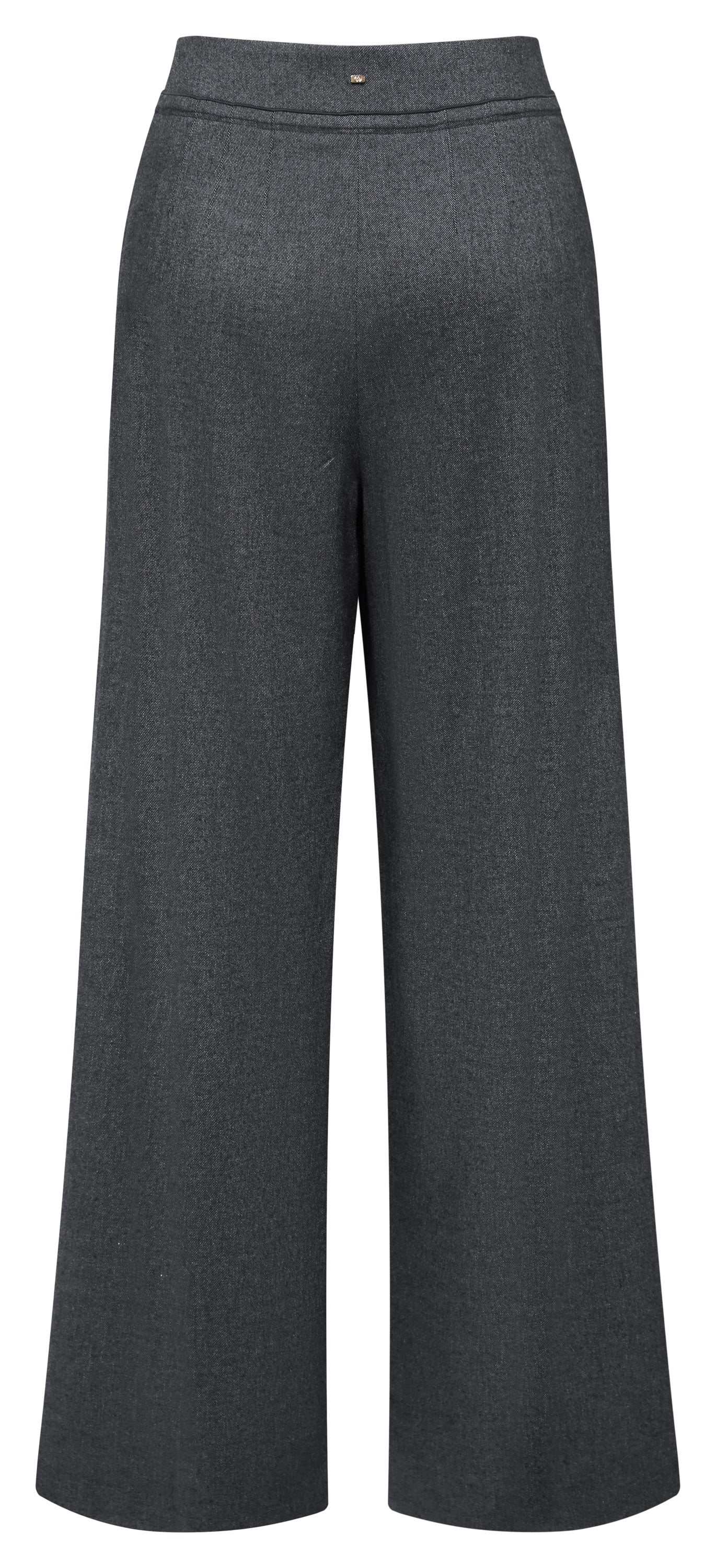 YAYING Twill Wool Straight-Leg Pants