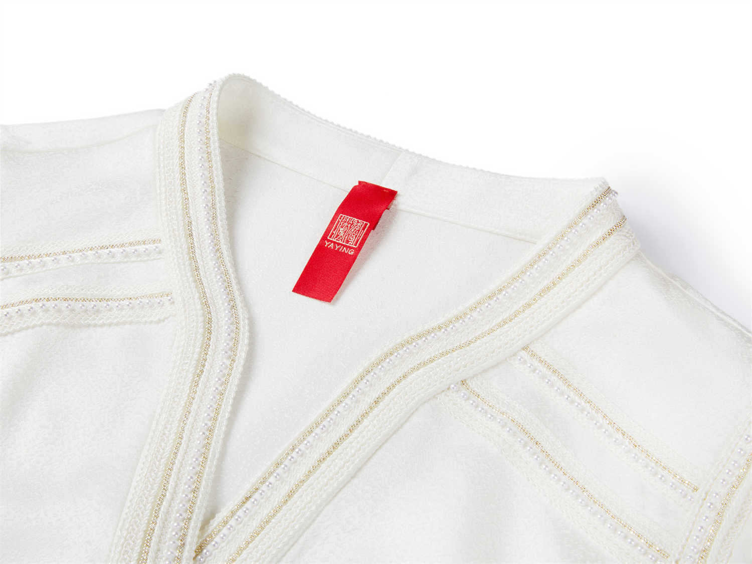 YAYING Silk White Shirt