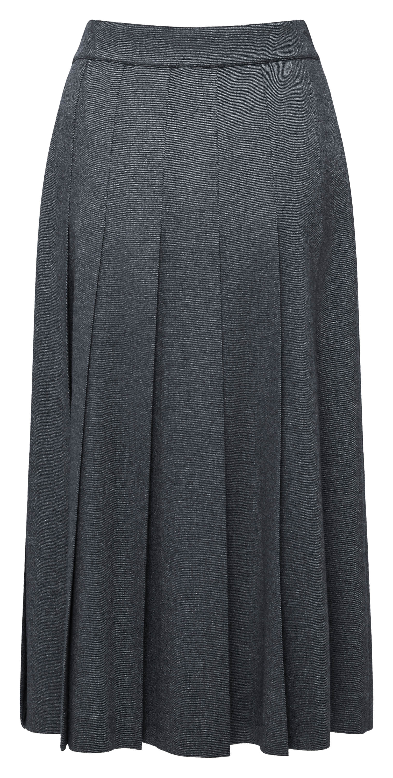 YAYING Wool Pleated Midi Skirt
