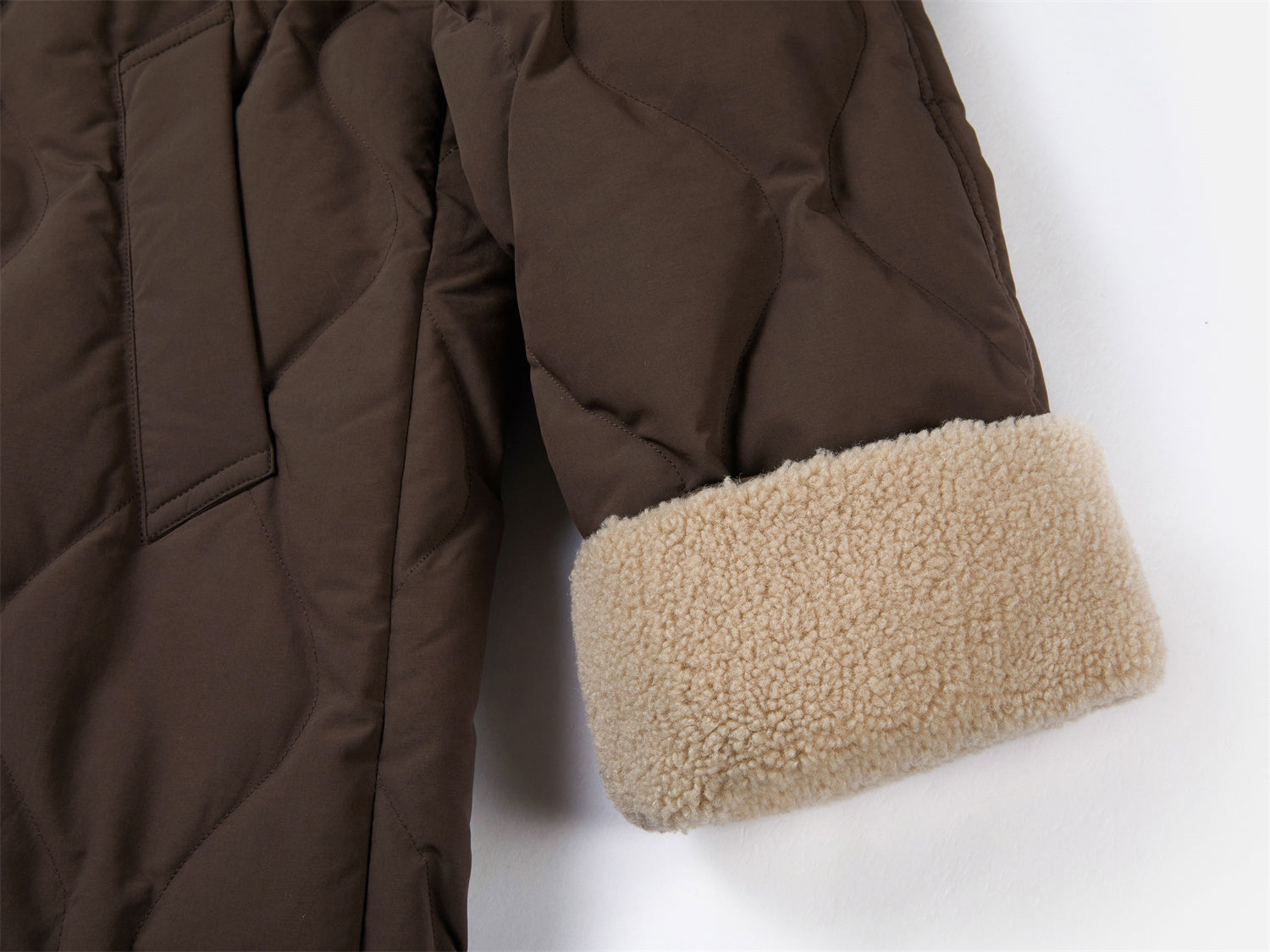 EP YAYING Long Straight Goose Down Coat EGKIAY207AK