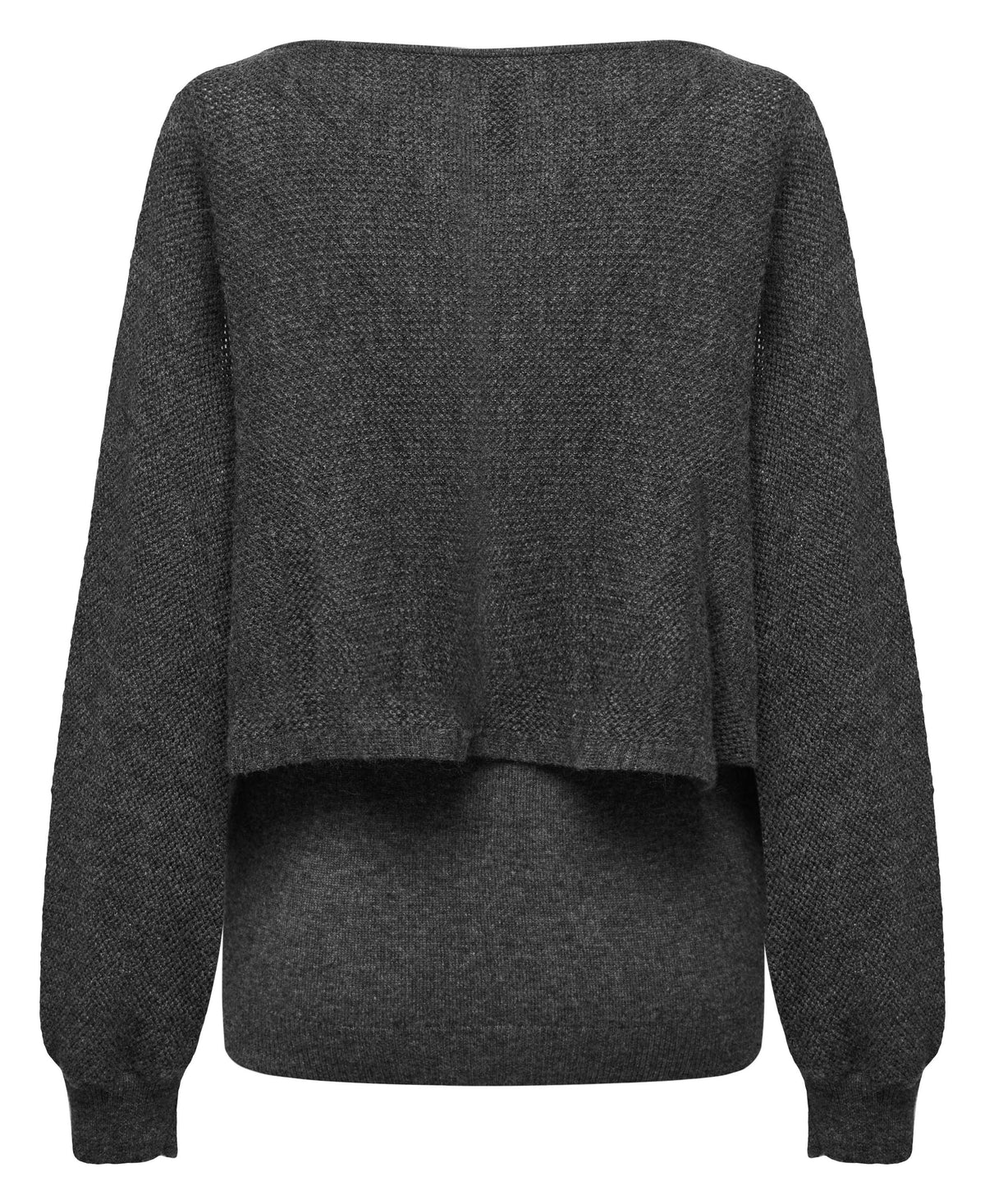 YAYING Lustrous Wool-Cashmere Two-Piece Set