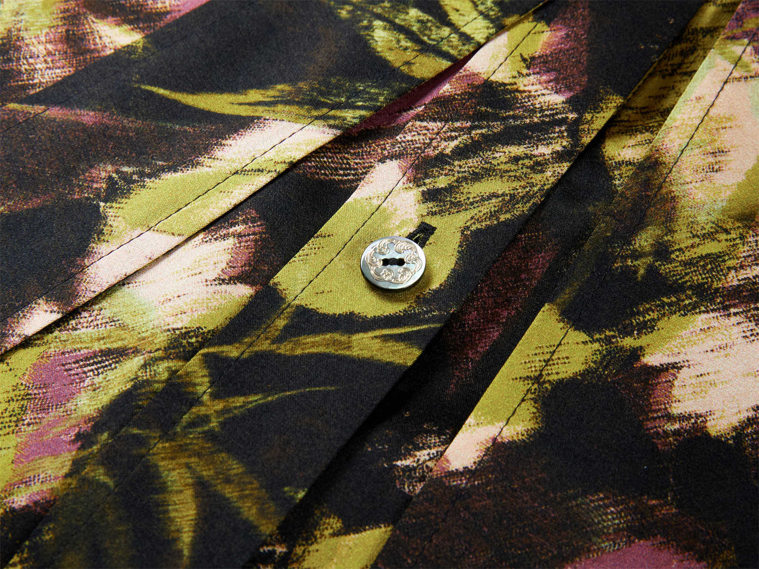 YAYING Silk Floral Shirt