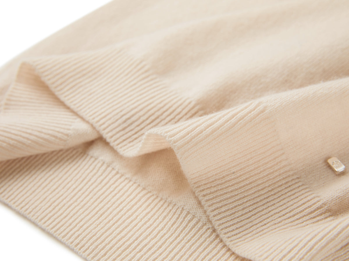 YAYING Lustrous Wool-Cashmere Two-Piece Set