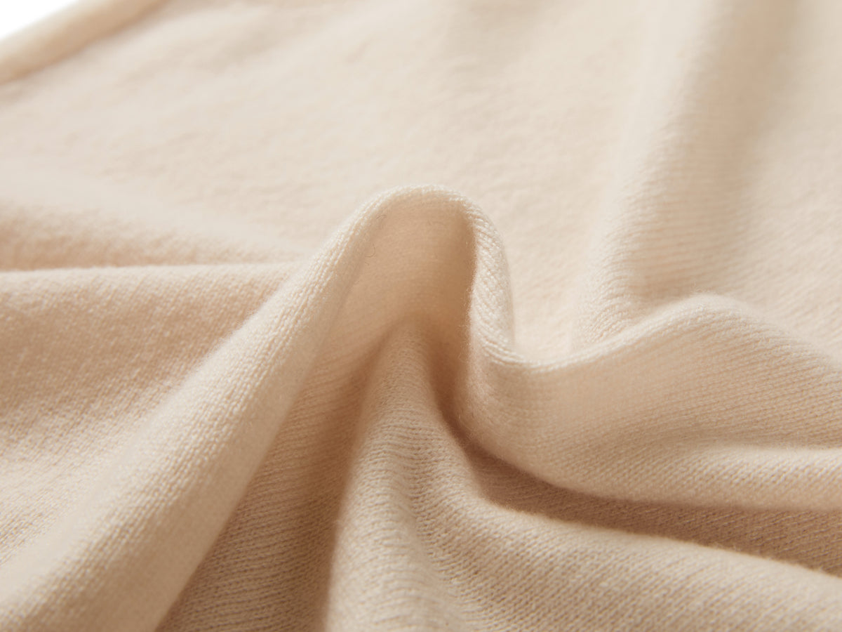 YAYING Lustrous Wool-Cashmere Two-Piece Set