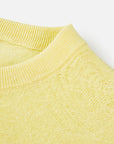 EP YAYING Linen Blended Round Neck Knit Cardigan