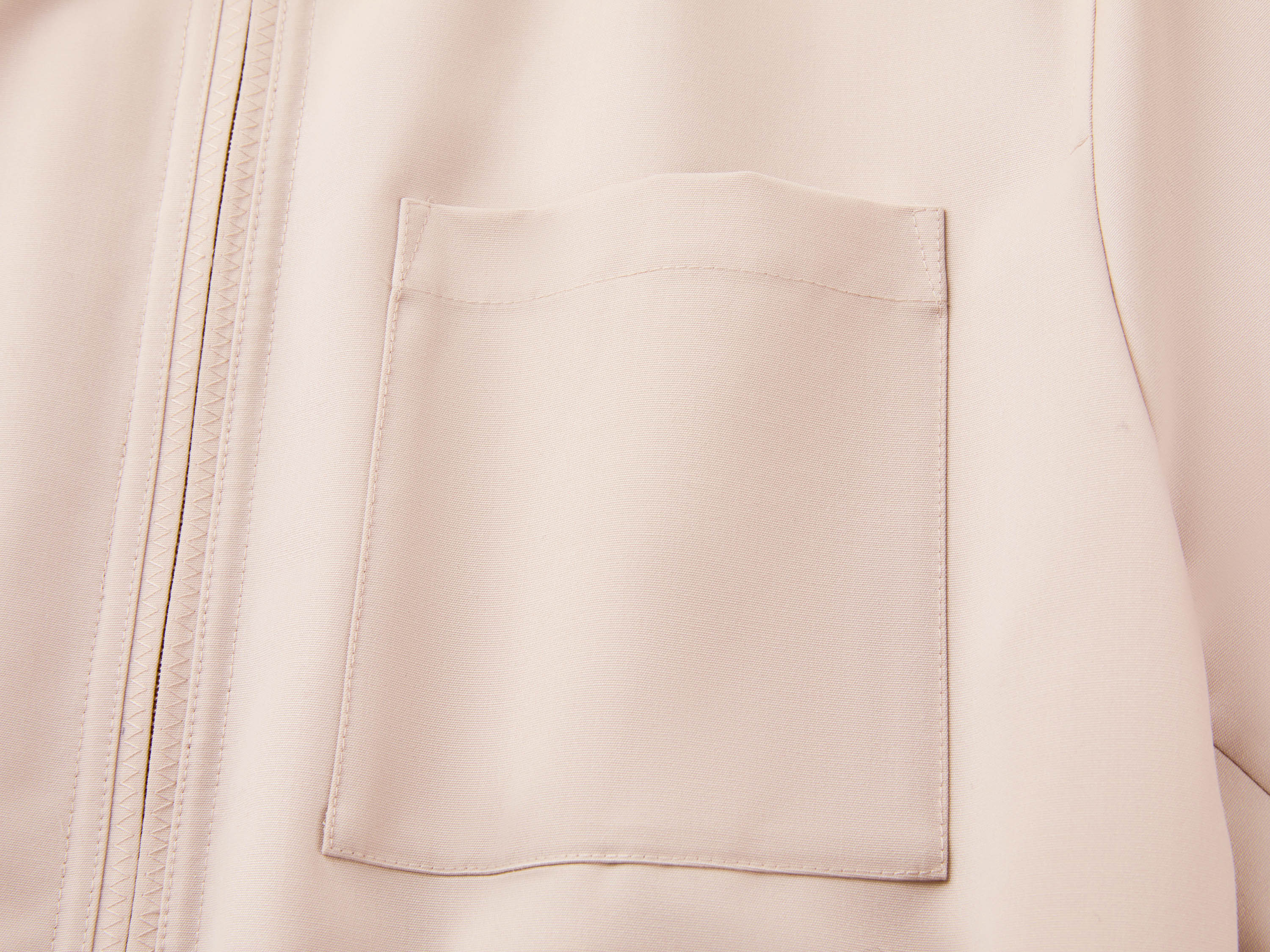 YAYING Cotton Wool Lapel Waist-Cinched Easy-Care Jacket