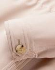 YAYING Cotton Wool Lapel Waist-Cinched Easy-Care Jacket