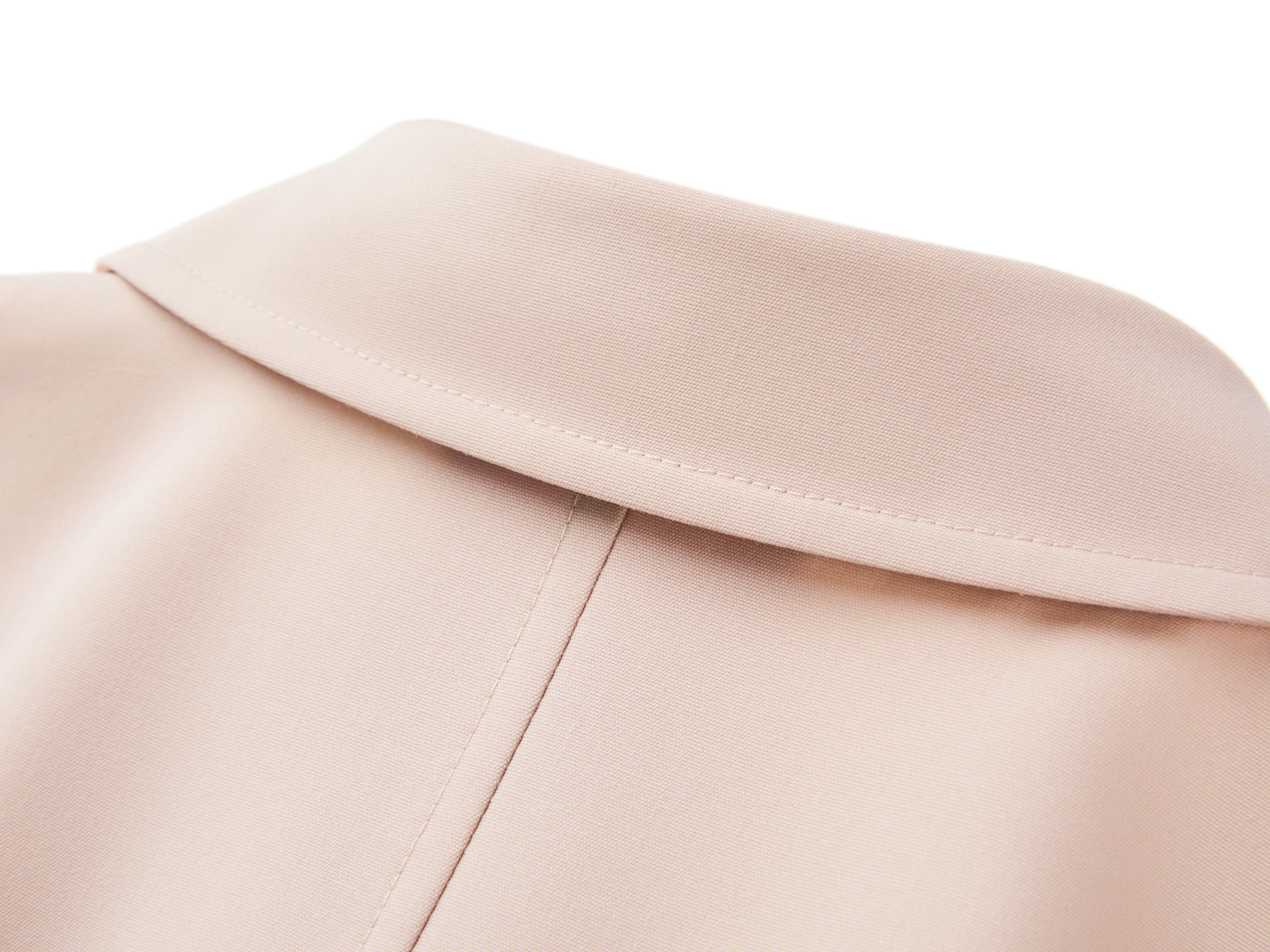 YAYING Cotton Wool Lapel Waist-Cinched Easy-Care Jacket