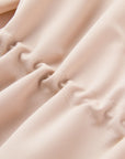 YAYING Cotton Wool Lapel Waist-Cinched Easy-Care Jacket